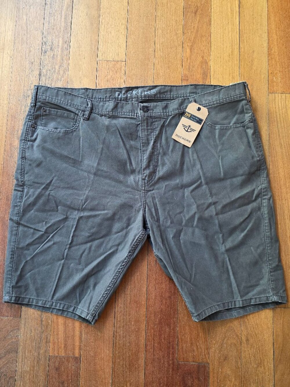 NWT Dockers Flat Front Khaki Shorts Big & Tall Size 44